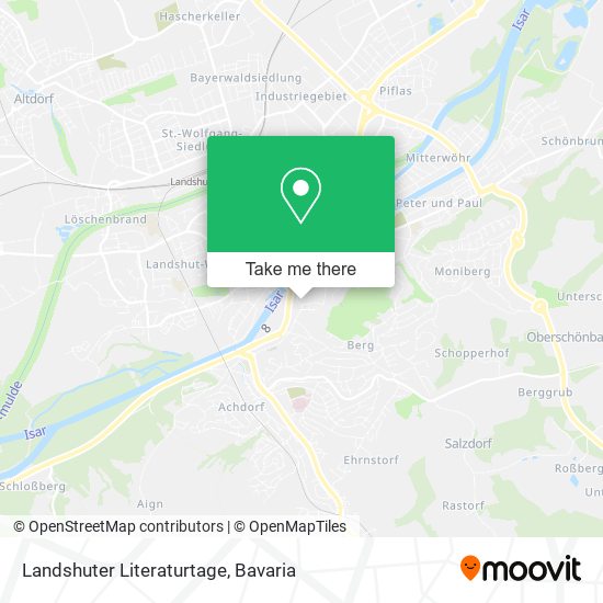 Landshuter Literaturtage map