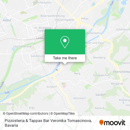 Pizzosteria & Tappas Bar Veronika Tomascinova map
