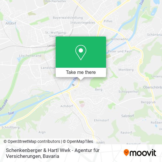 Schenkenberger & Hartl Wwk - Agentur für Versicherungen map