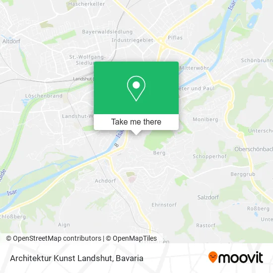 Карта Architektur Kunst Landshut