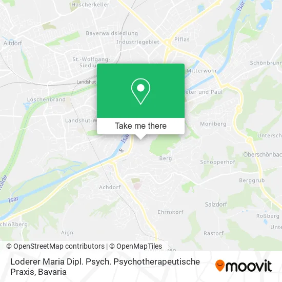 Карта Loderer Maria Dipl. Psych. Psychotherapeutische Praxis