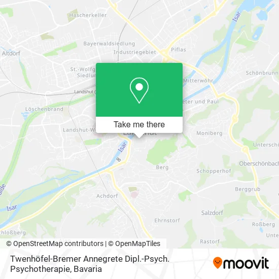 Карта Twenhöfel-Bremer Annegrete Dipl.-Psych. Psychotherapie