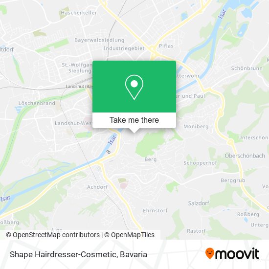 Shape Hairdresser-Cosmetic map
