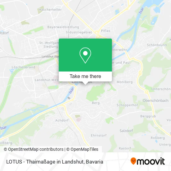 Карта LOTUS - Thaimaßage in Landshut