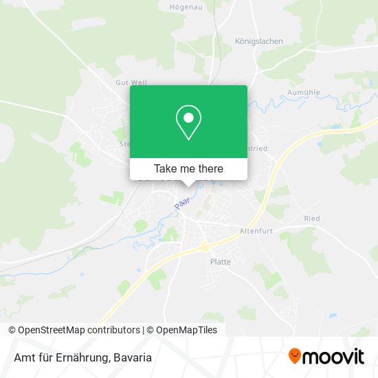 Amt für Ernährung map