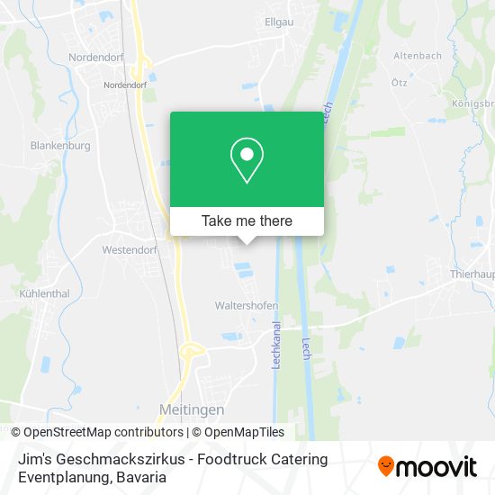 Jim's Geschmackszirkus - Foodtruck Catering Eventplanung map