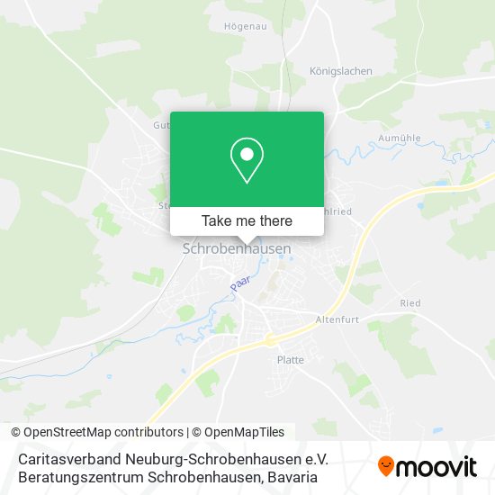 Caritasverband Neuburg-Schrobenhausen e.V. Beratungszentrum Schrobenhausen map