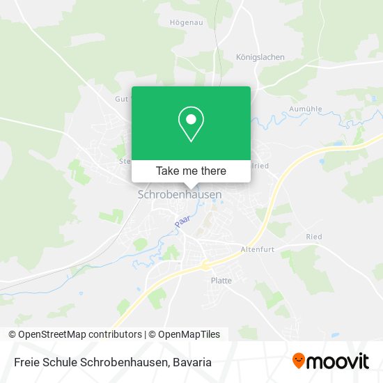 Freie Schule Schrobenhausen map