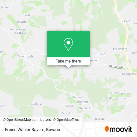 Freien Wähler Bayern map