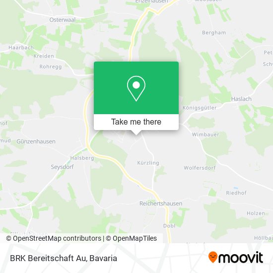 BRK Bereitschaft Au map