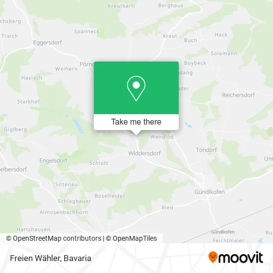 Карта Freien Wähler