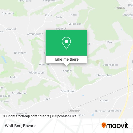 Wolf Bau map