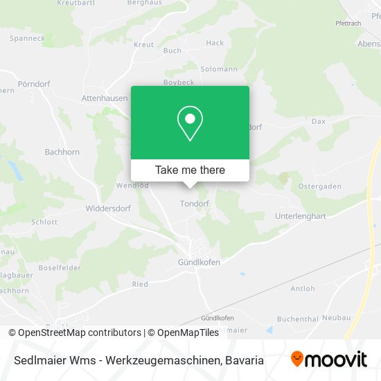 Sedlmaier Wms - Werkzeugemaschinen map