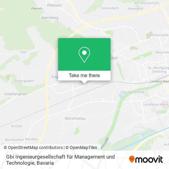 Карта Gbi Ingenieurgesellschaft für Management und Technologie