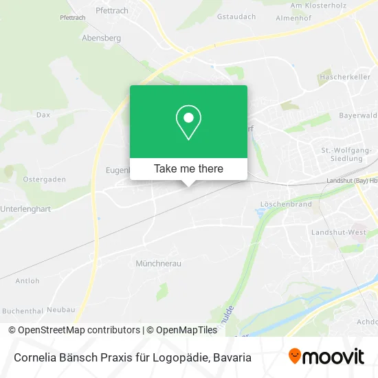 Карта Cornelia Bänsch Praxis für Logopädie