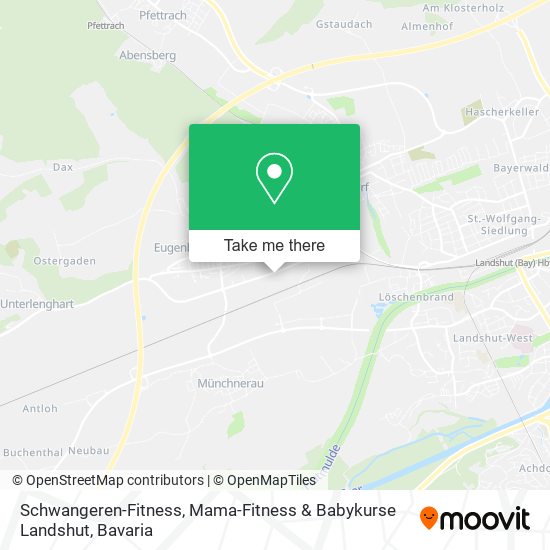 Schwangeren-Fitness, Mama-Fitness & Babykurse Landshut map