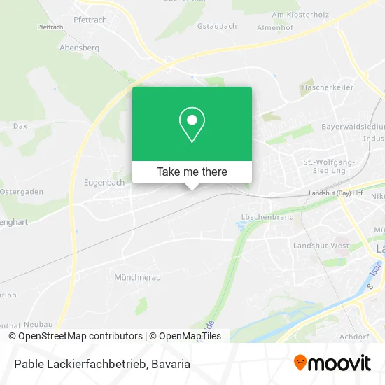 Карта Pable Lackierfachbetrieb