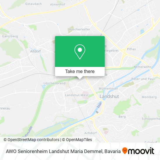 AWO Seniorenheim Landshut Maria Demmel map