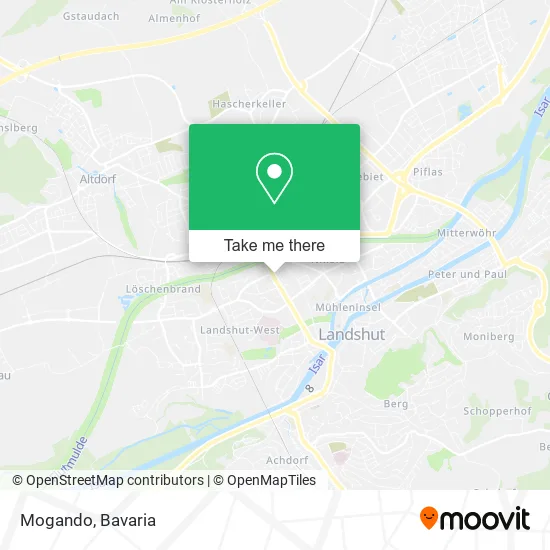 Карта Mogando