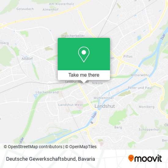 Deutsche Gewerkschaftsbund map