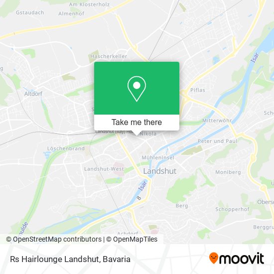 Rs Hairlounge Landshut map