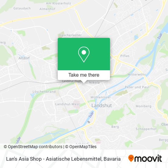 Lan's Asia Shop - Asiatische Lebensmittel map