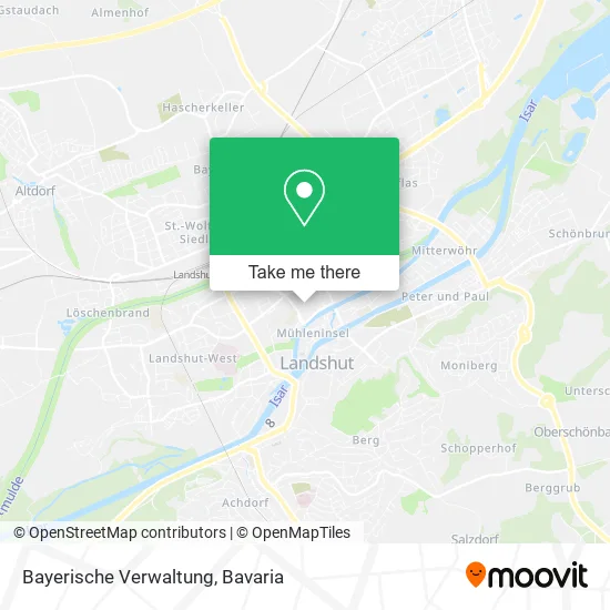 Карта Bayerische Verwaltung