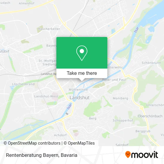 Rentenberatung Bayern map