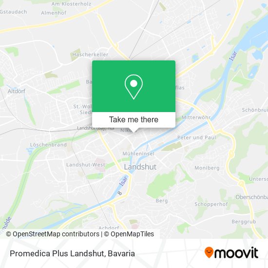Promedica Plus Landshut map