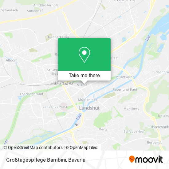 Карта Großtagespflege Bambini