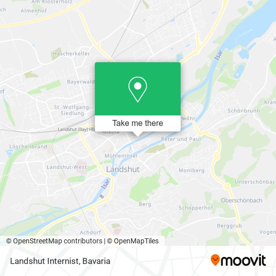 Карта Landshut Internist