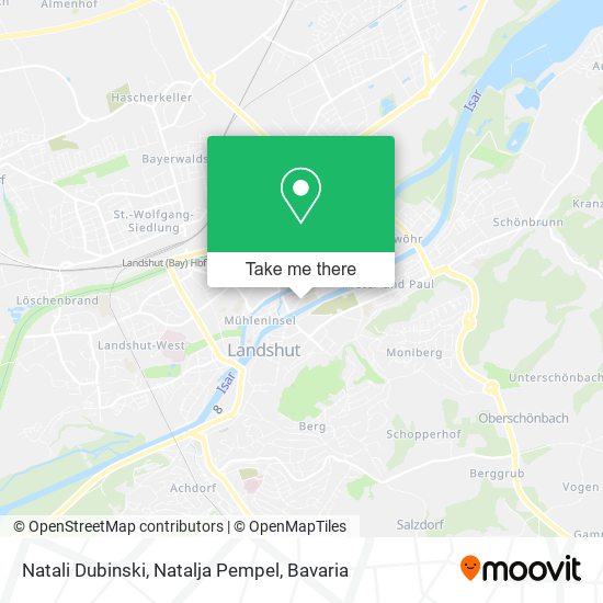 Natali Dubinski, Natalja Pempel map