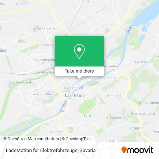 Ladestation für Elektrofahrzeuge map