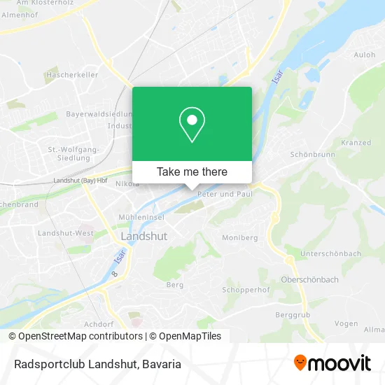 Radsportclub Landshut map