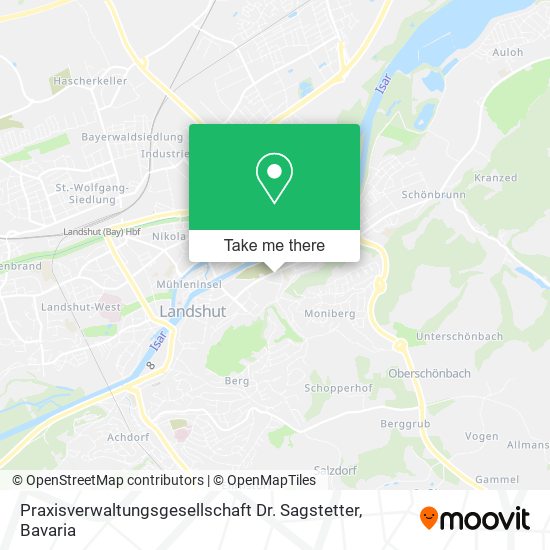 Praxisverwaltungsgesellschaft Dr. Sagstetter map