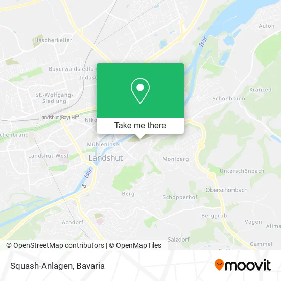 Карта Squash-Anlagen