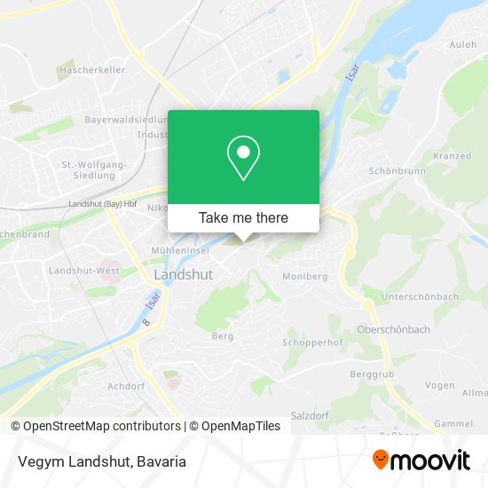 Vegym Landshut map