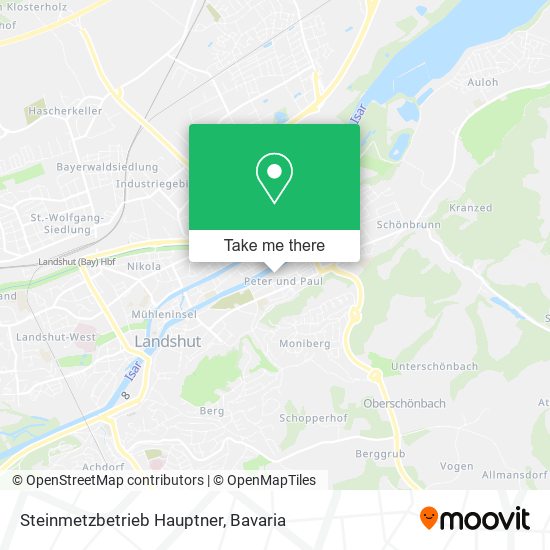 Steinmetzbetrieb Hauptner map