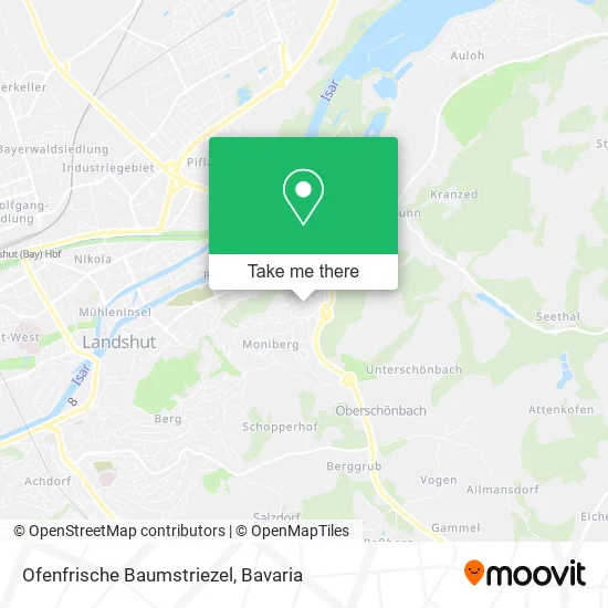 Карта Ofenfrische Baumstriezel