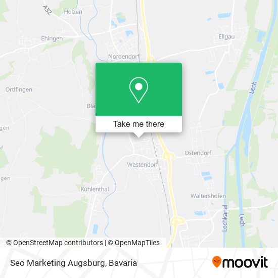 Seo Marketing Augsburg map