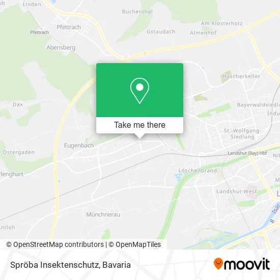 Карта Spröba Insektenschutz