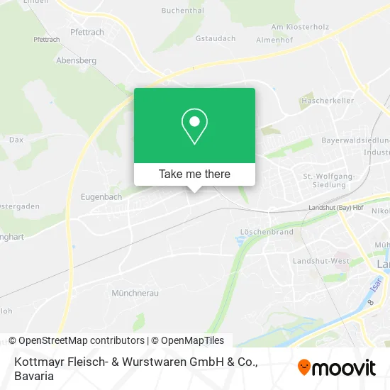 Карта Kottmayr Fleisch- & Wurstwaren GmbH & Co.