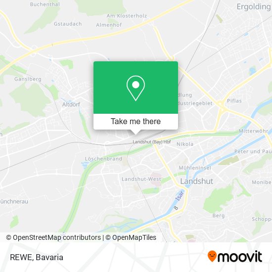 REWE map