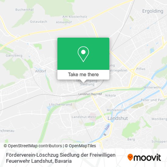 Förderverein-Löschzug Siedlung der Freiwilligen Feuerwehr Landshut map