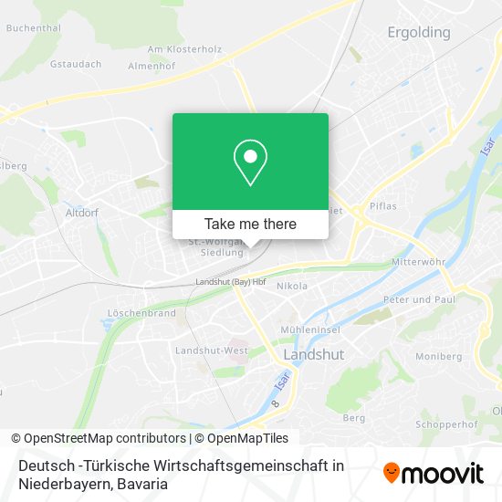 Deutsch -Türkische Wirtschaftsgemeinschaft in Niederbayern map