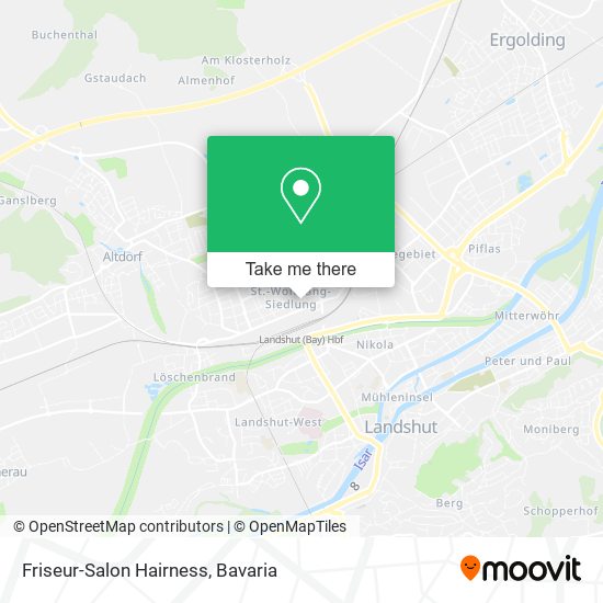 Friseur-Salon Hairness map