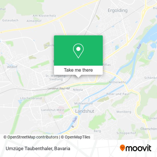 Umzüge Taubenthaler map
