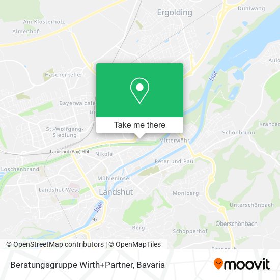 Beratungsgruppe Wirth+Partner map
