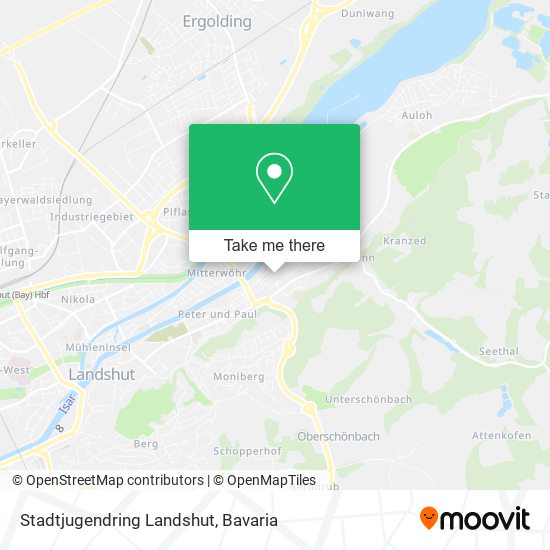 Stadtjugendring Landshut map