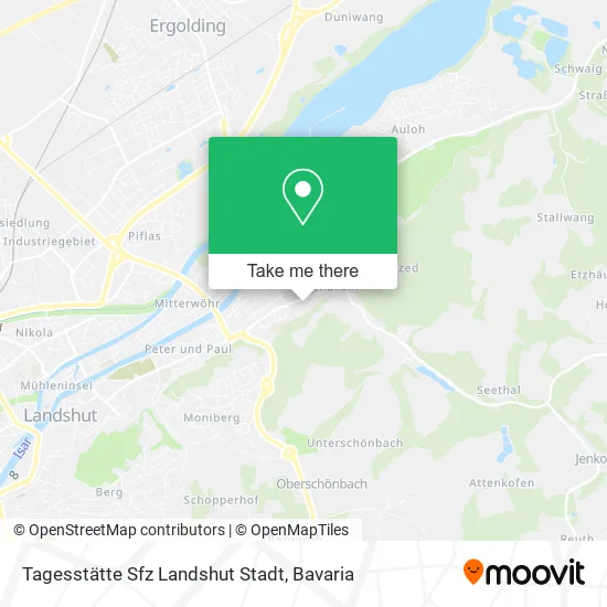 Карта Tagesstätte Sfz Landshut Stadt